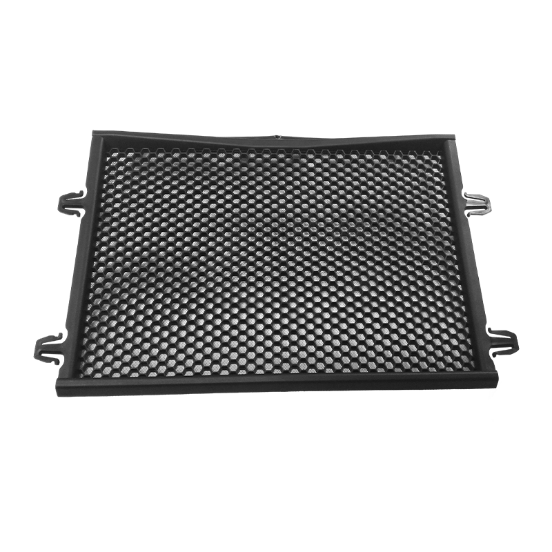 Moule d'injection pour protège-radiateur de moto