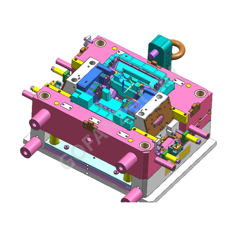 Moule d'injection pour support de pile centrale